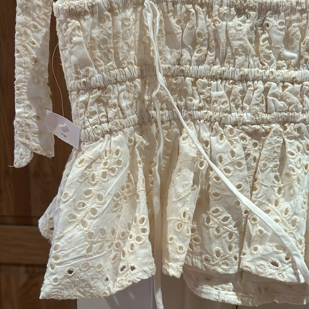 ANTHROPOLOGIE EN SAISON  Portia eyelet top large - Picture 13 of 13